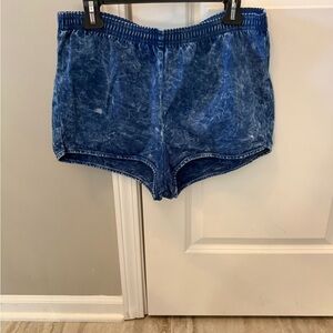 American Apparel Dark Blue Jean Shorts